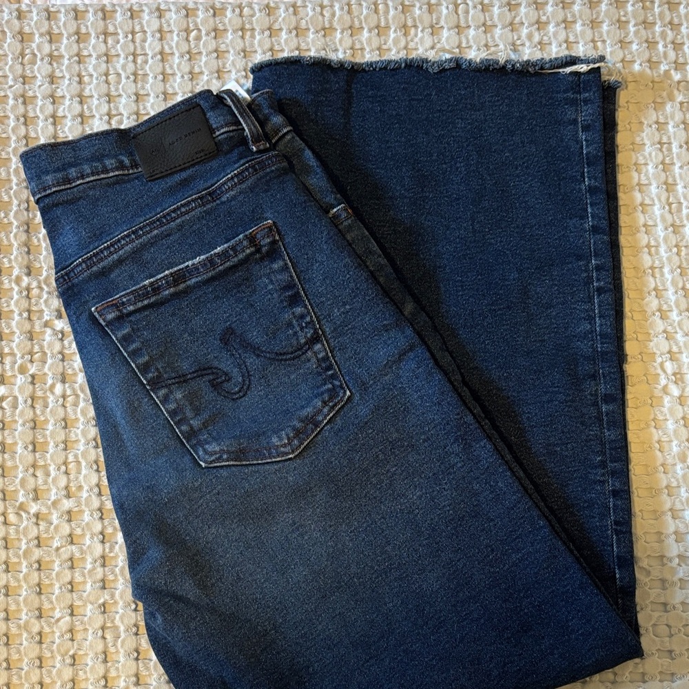 AG Adriano Goldschmied Indigo Flare Jeans